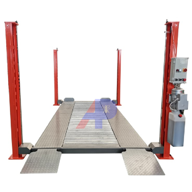Four post parking lift PJS601-2700-3200-3600